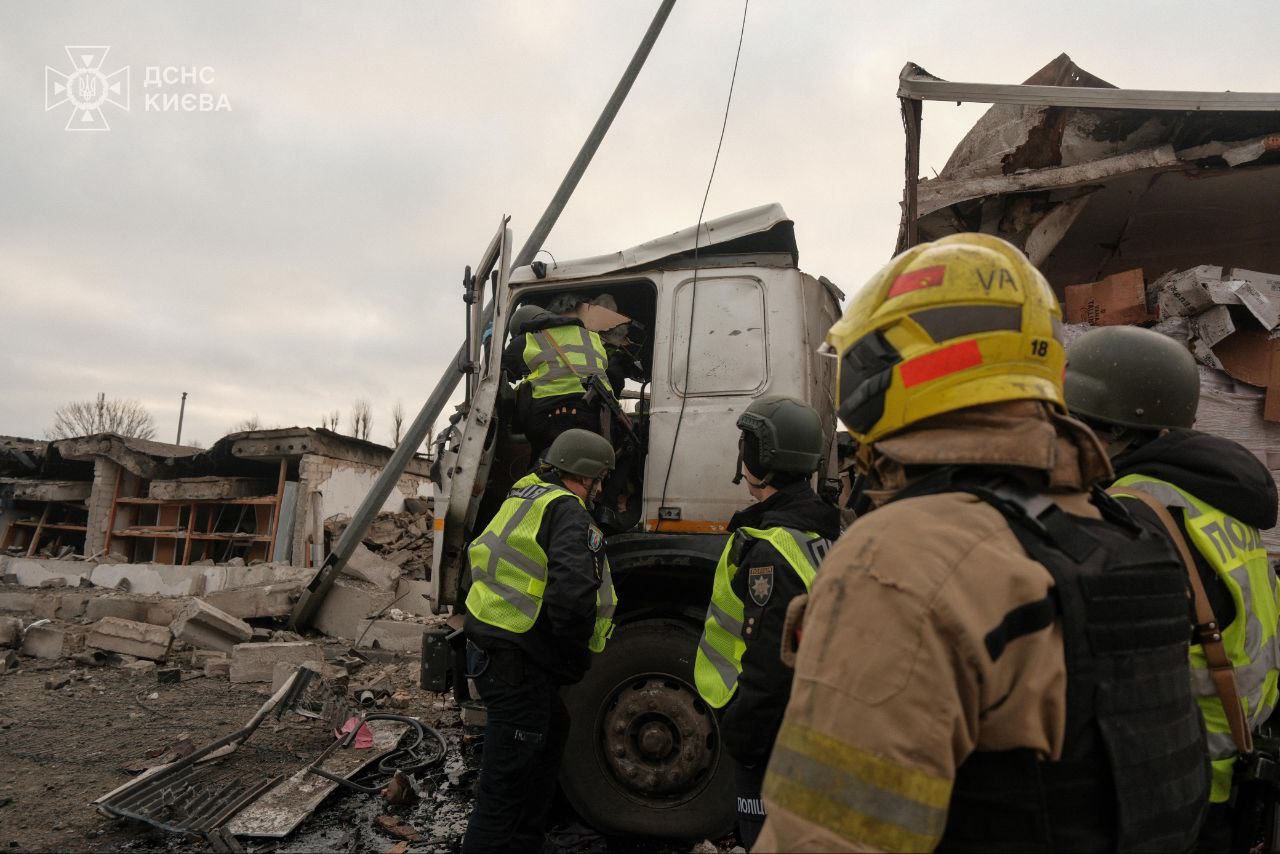 Російська атака на Київ